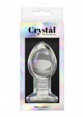 NS Novelties Anální kolík Crystal Large Glass Plug