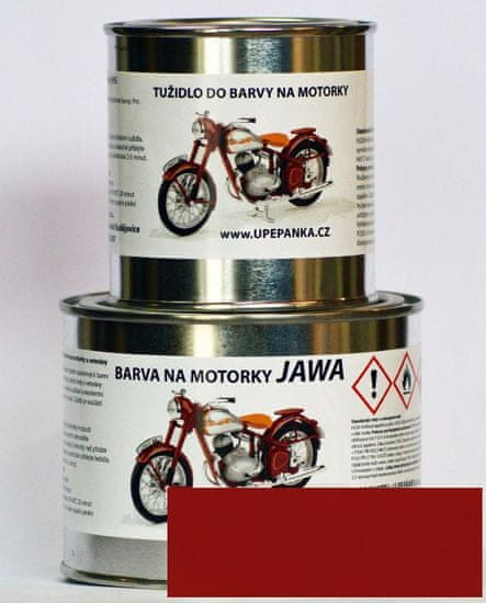 BARVY NA MOTORKY Originální barva na motorky JAWA, vysoký lesk, SET s tužidlem
