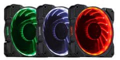 Ventilátor LED 12cm RGB (Ring Type)
