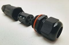 Greenlux Kabelová spojka vodotěsná na kabely CYKY 5x2,5mm2 CSJ GXSP003 IP68 Greenlux