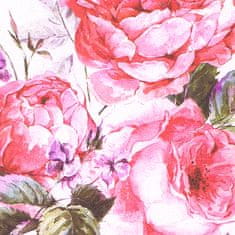 SCANquilt utěrka FLORA růže