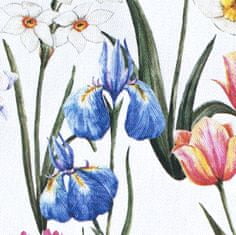 SCANquilt utěrka FLORA irisy tulipány