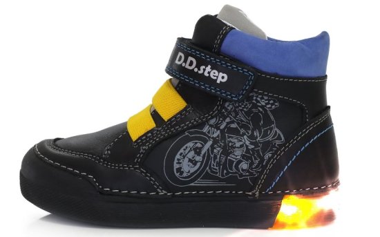 D-D-step chlapecká svítící kotníková obuv 068-352