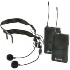 Chord NU2-N, 2-kanálový bezdrátový mikrofonní set 608.050 MHz / 606.175 MHz