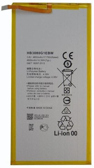 Huawei HB3080G1EBW Baterie 4650mAh Li-Pol (Bulk) 2434020, bílá