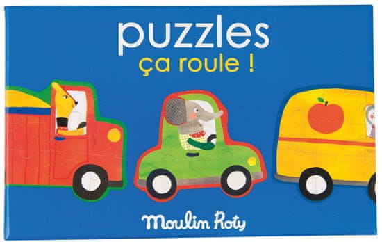 Moulin Roty Puzzle Auta