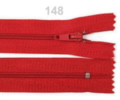 Kraftika 1ks high risk red spirálový zip šíře 3mm délka 12cm