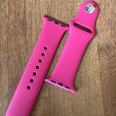 4wrist Silikonový řemínek pro Apple Watch - Barbie růžová 42/44/45/49 mm - S/M