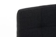 BHM Germany Barová židle Lincoln, textil, tmavě šedá