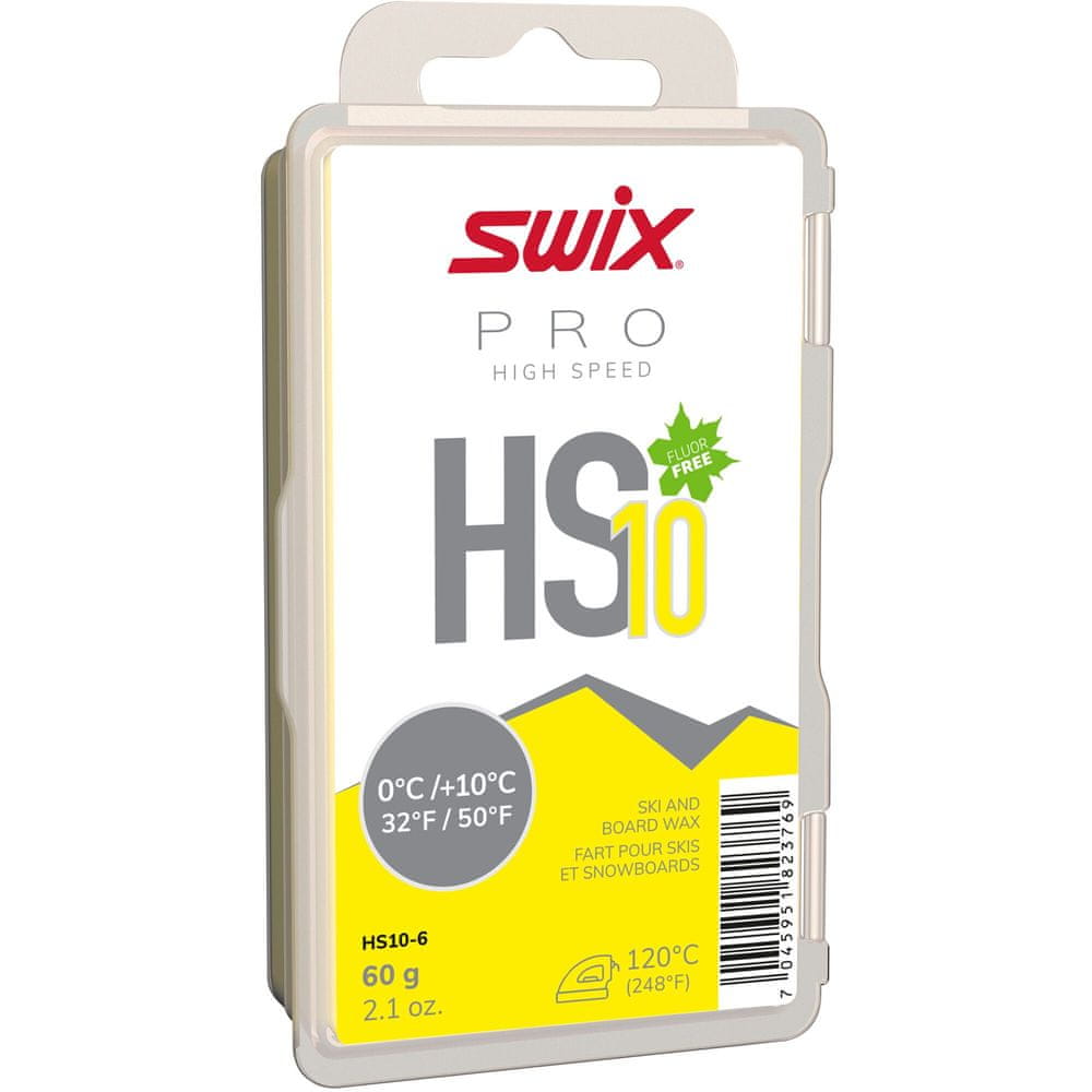 Swix Skluzný vosk HS10 žlutý