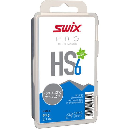 Swix Skluzný vosk HS6 modrý 60 g