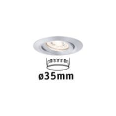 Paulmann PAULMANN LED vestavné svítidlo Nova mini výklopné 1x4W 2700K hliník broušený 230V 942.96 94296