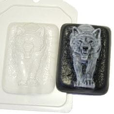 Kraftika Forma na mýdlo - vlk vrčí gothic halloween zvířecí plastové