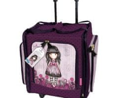 DoCrafts Cestovní taška a organizér na kolečkách gorjuss ve fialovém