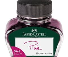 Faber-Castell Inkoust pro plnící pera 30ml růžový zmizíkovatelný