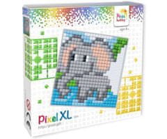 Pixelhobby Mozaika pixel xl s pružnou deskou 12x12cm slon