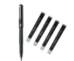 Pentel Popisovač brush pen černý, pentel, popisovače