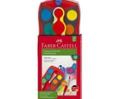 Faber-Castell Vodové barvy connector 12 barev + bílá krycí barva a