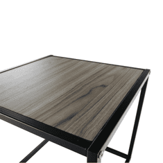 KONDELA Příruční stolek, dub/černá, JAKIM NEW TYP 1