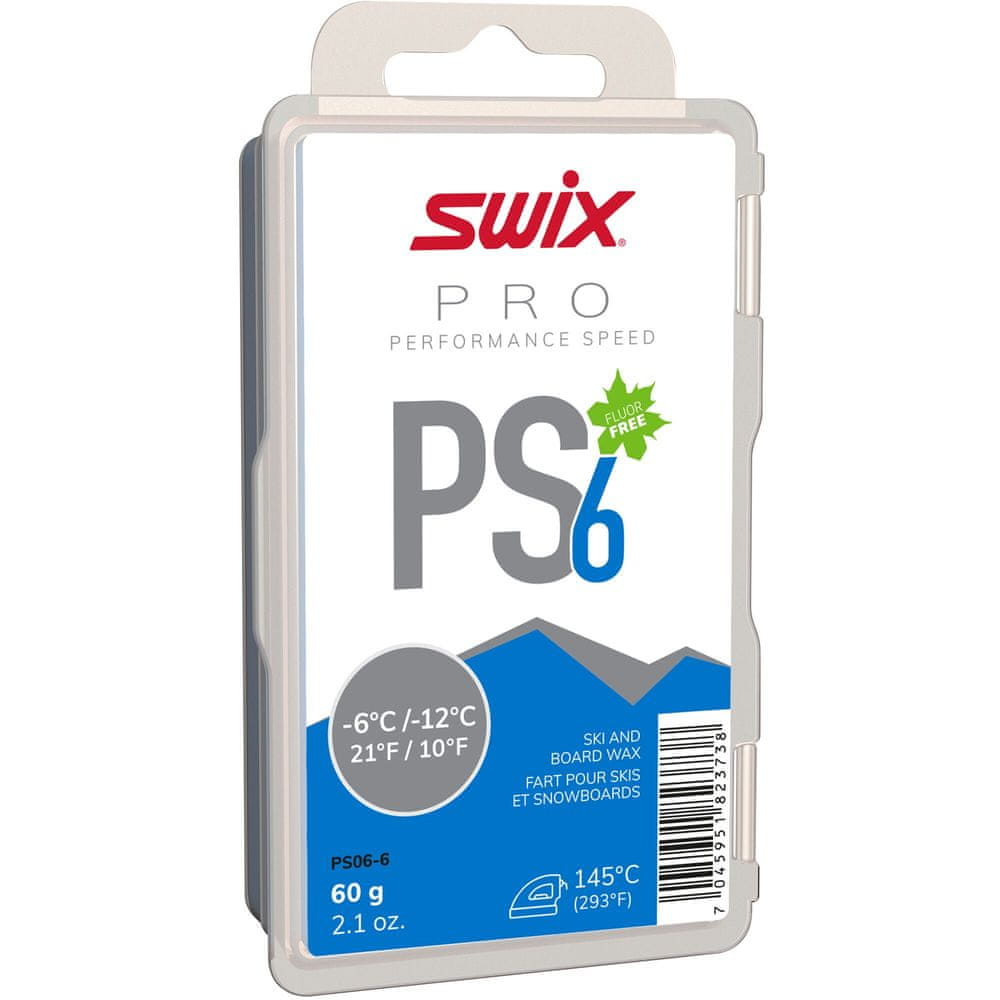 Swix Skluzný vosk PS6 modrý