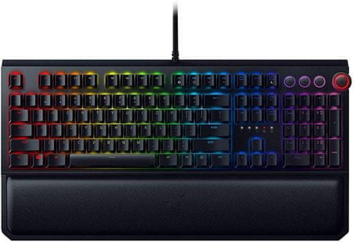 BlackWidow Elite, Razer Orange, US (RZ03-02621800-R3M1) mechanická herní klávesnice RGB podsvícená drátová usb