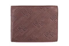 COVERI Pánská kožená peněženka Coveri Collection - hnědá