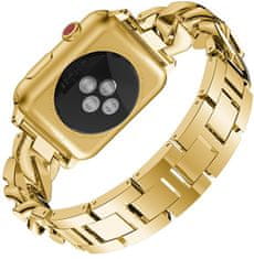 4wrist Kovový tah pro Apple Watch - zlatý - 38/40/41 mm