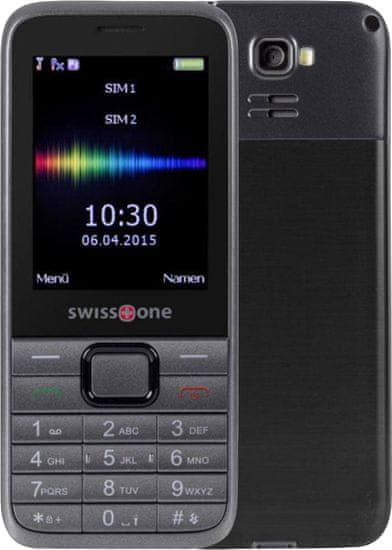 Swisstone SC560, Dual SIM, šedá