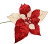 Větvička červené vánoční hvězdy 55 cm