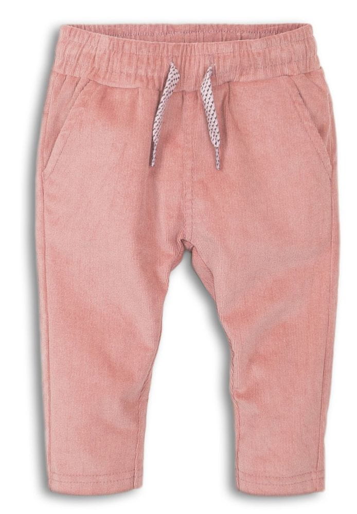 Dirkje dívčí kalhoty manžestrové 92 růžová