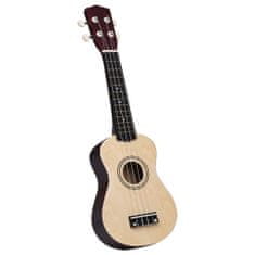 shumee Set soprano ukulele s obalem pro děti světlé dřevo 21"
