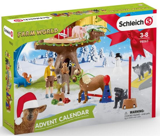 Schleich Adventní kalendář 2020 - Domácí zvířata