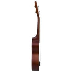 shumee Set soprano ukulele s obalem pro děti tmavé dřevo 21"