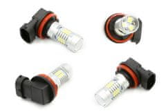 SEFIS LED 5W žárovka H8 H9 H11 21SMD bílá - mlhovky 