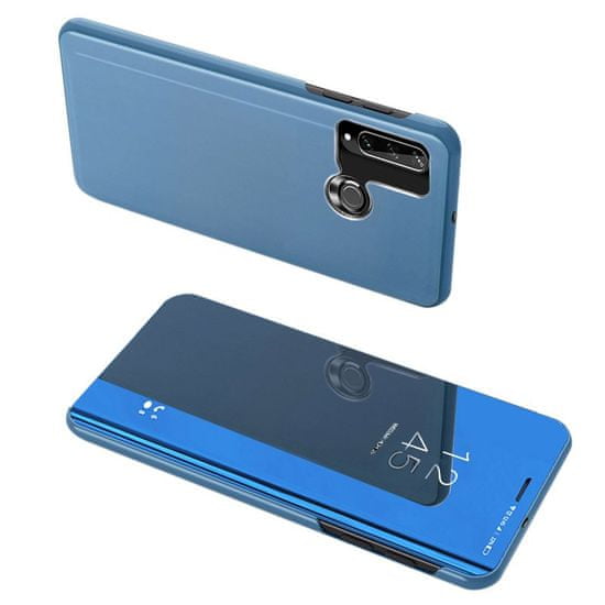 MG Clear View knížkové pouzdro na Huawei Y6p, modré