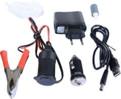 Sports Vduchovací motorek AA Batterie, USB, auto adapter / 230V, svorky