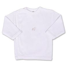 NEW BABY Kojenecká košilka s vyšívaným obrázkem bílá Velikost: 56 (0-3m)