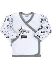 NEW BABY Kojenecká bavlněná košilka Music - 68 (4-6m)