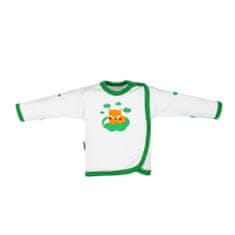NEW BABY Kojenecká bavlněná košilka Liška zelená, 50