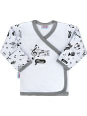 NEW BABY Kojenecká bavlněná košilka Music - 56 (0-3m)