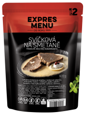 Expres Menu Svíčková na smetaně 600g (2 porce)