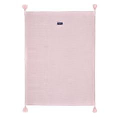 Womar Dětská bavlněná deka vafle 75x100 cm růžová