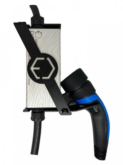 EV Expert Nástěnný držák pro přenosnou nabíječku EVELINE Max černý
