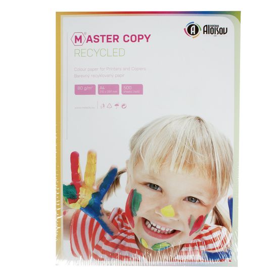 Hit office Papír kopírovací EKO colour Master A4, 80g duha mix 10 barev - 500 listů