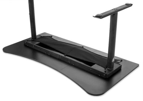Stôl Arozzi Arena Gaming Desk, čierna s logom (ARENA-BLACK) stabilný povrch