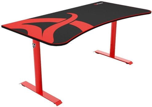Stôl Arozzi Arena Gaming Desk, čierna / červená (ARENA-RED) nastaviteľná výška