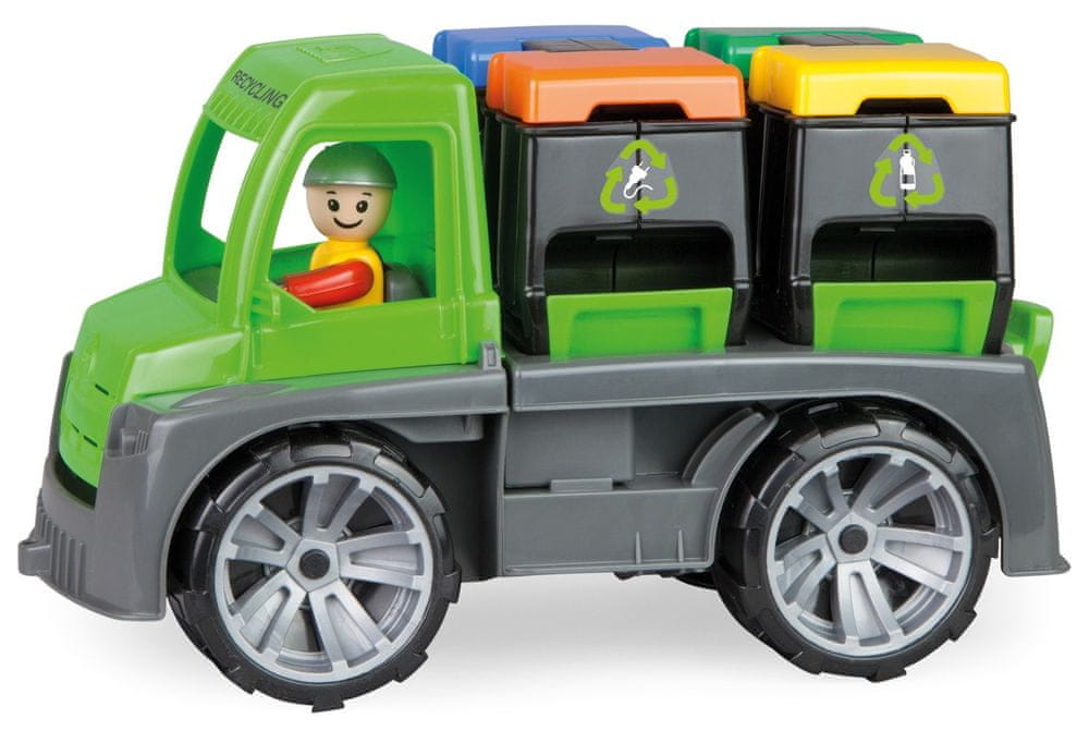 Levně LENA TRUXX auto s kontejnery s figurkou