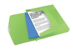 Esselte Box na spisy s gumičkou "Jumbo Vivida", Vivida zelená, 40 mm, A4, PP 624051