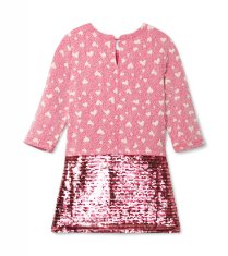Hatley dívčí šaty růžová 104
