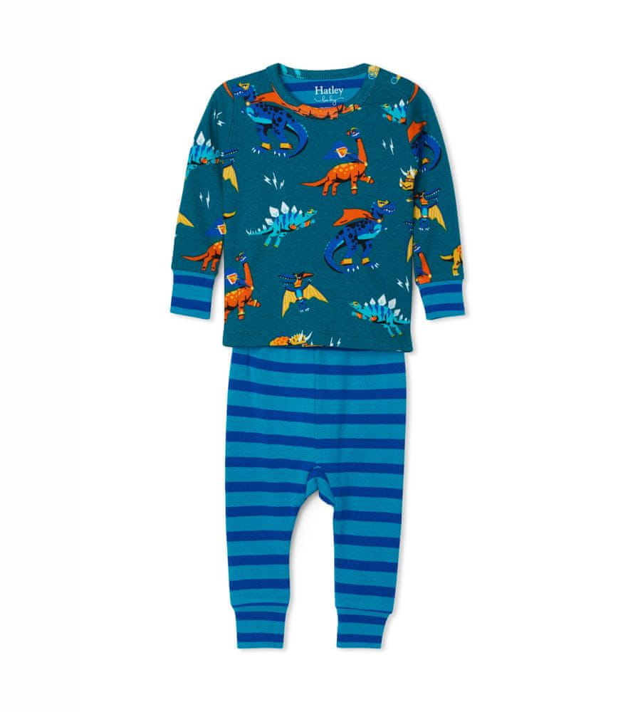 Hatley chlapecké pyžamo modrá 79-84